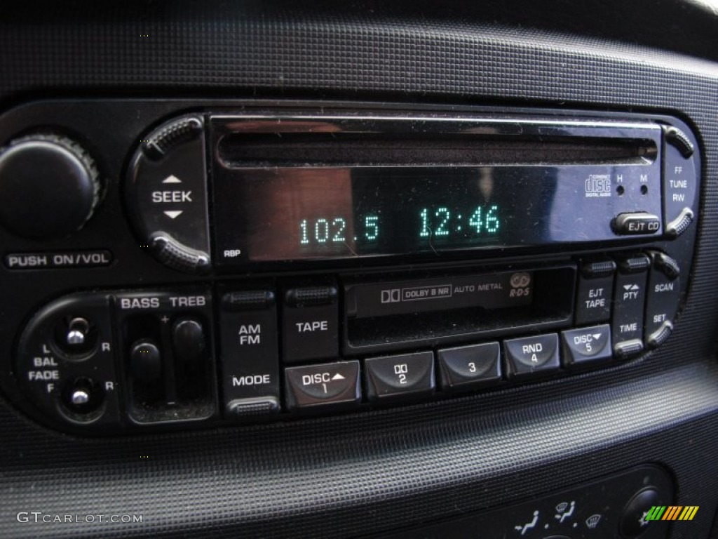 2003 Dodge Ram 1500 SLT Quad Cab Audio System Photo #60863469