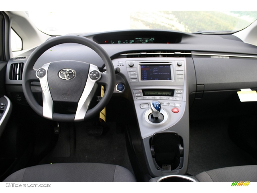 2012 Toyota Prius 3rd Gen Two Hybrid Misty Gray Dashboard Photo #60863503