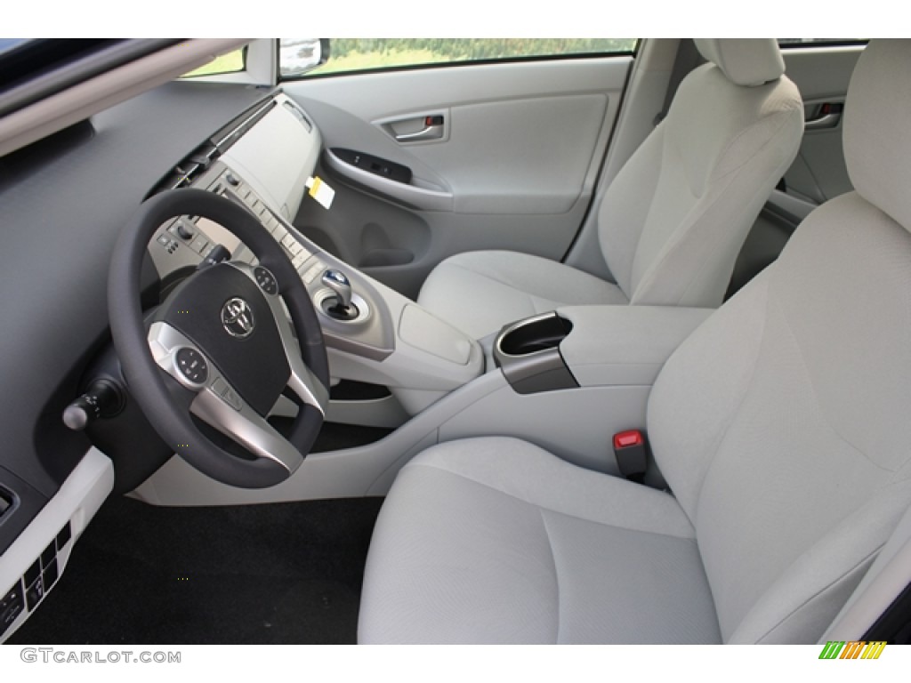 Misty Gray Interior 2012 Toyota Prius 3rd Gen Two Hybrid Photo #60863604