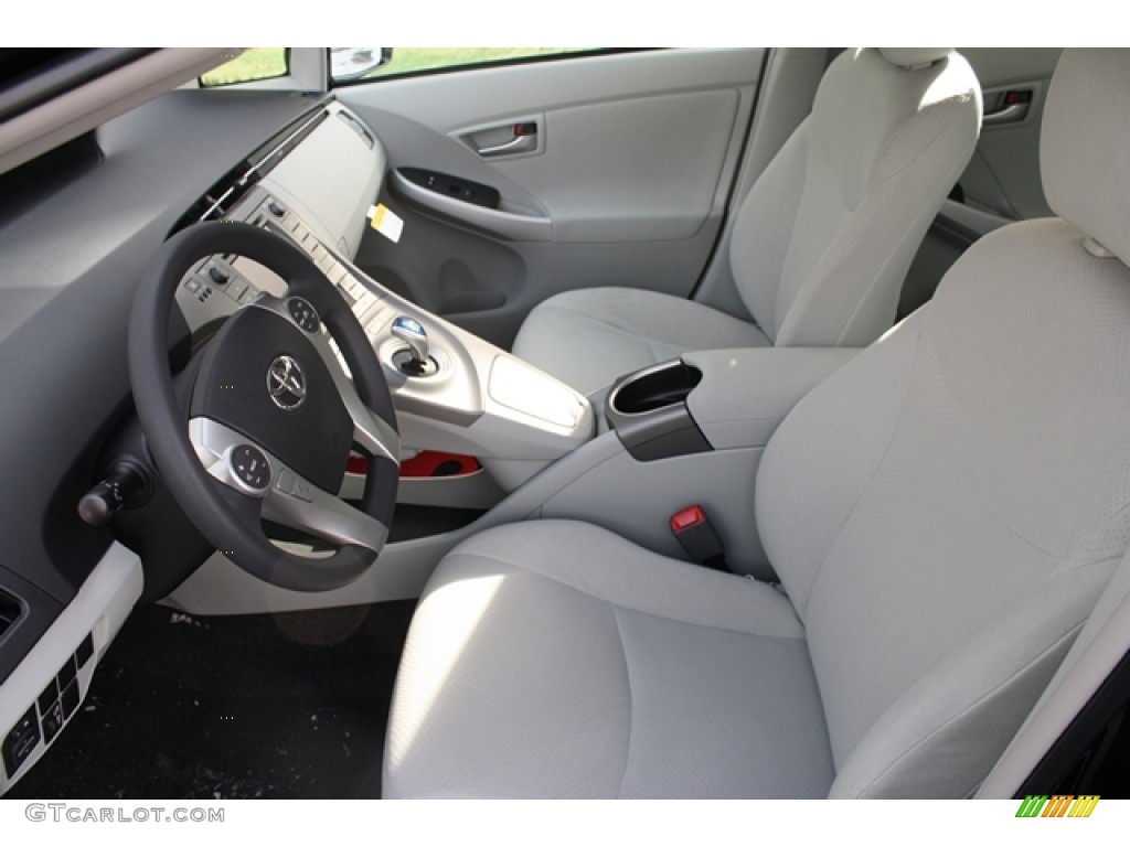 Misty Gray Interior 2012 Toyota Prius 3rd Gen Two Hybrid Photo #60863753