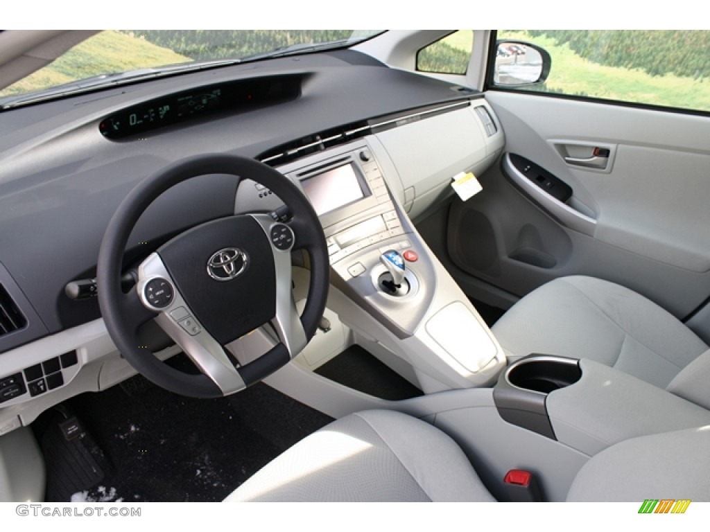 Misty Gray Interior 2012 Toyota Prius 3rd Gen Two Hybrid Photo #60863763