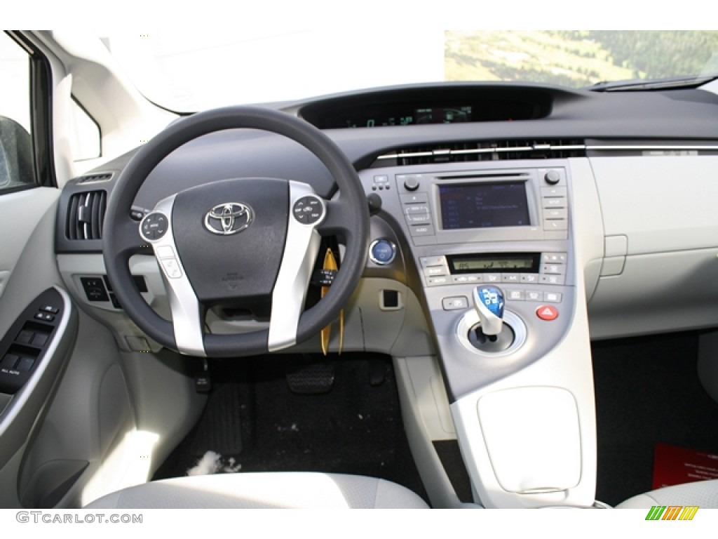 2012 Toyota Prius 3rd Gen Two Hybrid Misty Gray Dashboard Photo #60863811