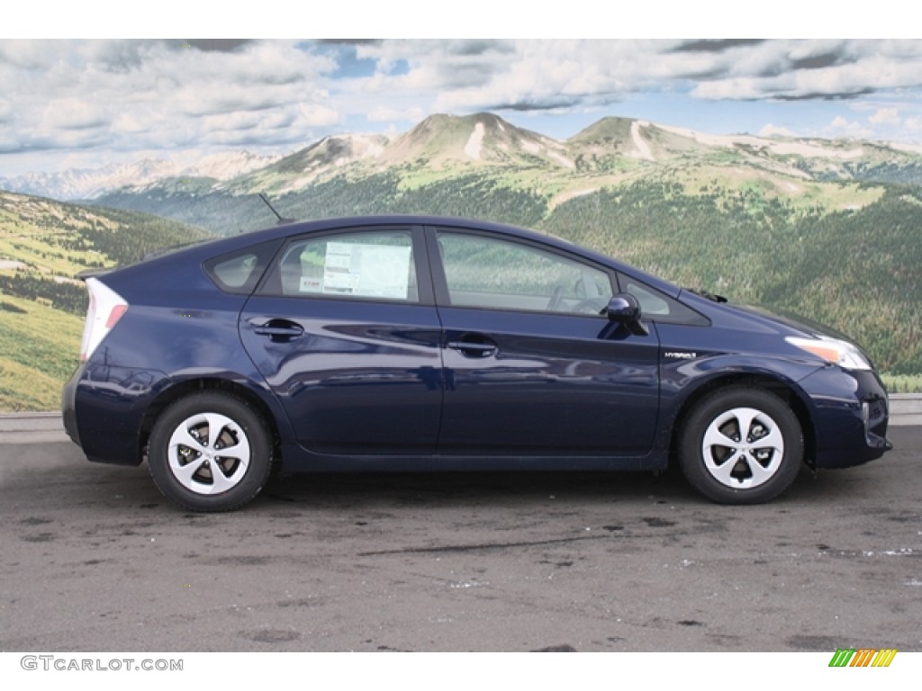 Nautical Blue Metallic 2012 Toyota Prius 3rd Gen Four Hybrid Exterior Photo #60863880