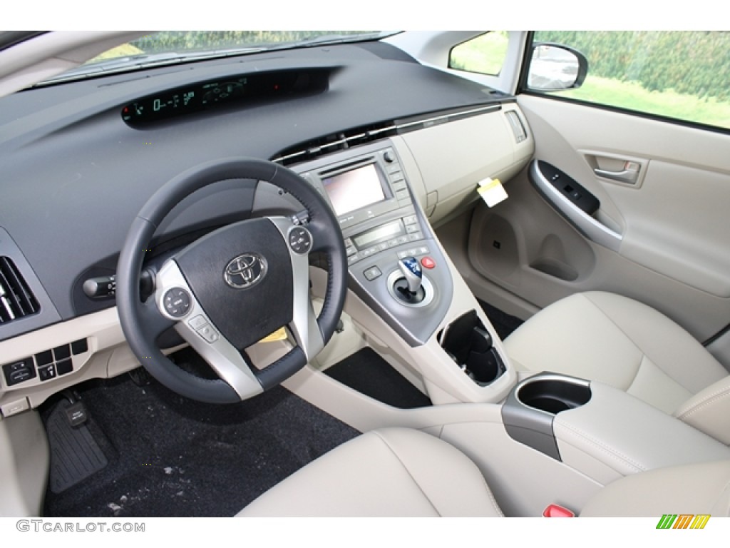 Bisque Interior 2012 Toyota Prius 3rd Gen Four Hybrid Photo #60863910