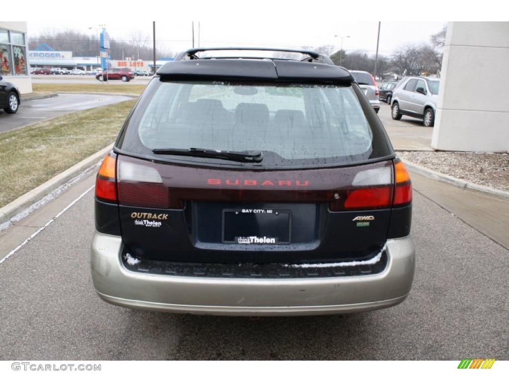 2001 Outback Wagon - Deep Sapphire Metallic / Gray photo #5