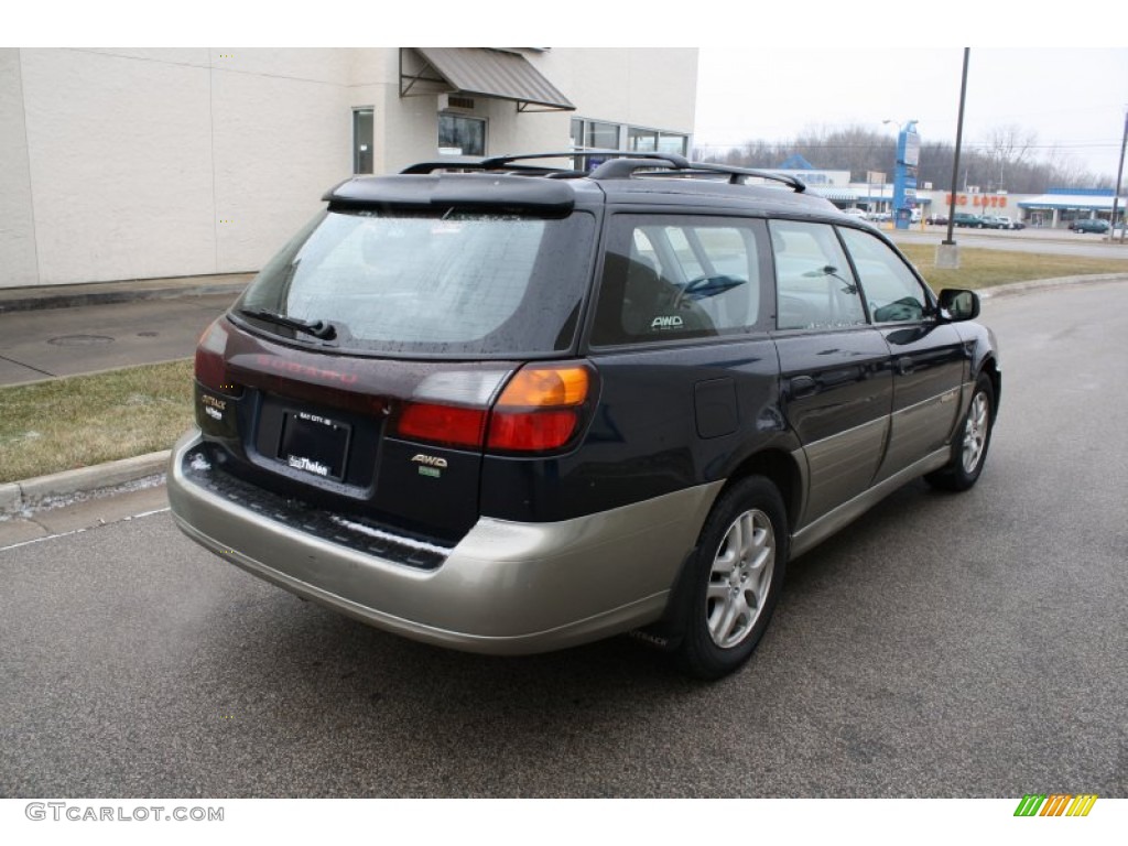 2001 Outback Wagon - Deep Sapphire Metallic / Gray photo #6