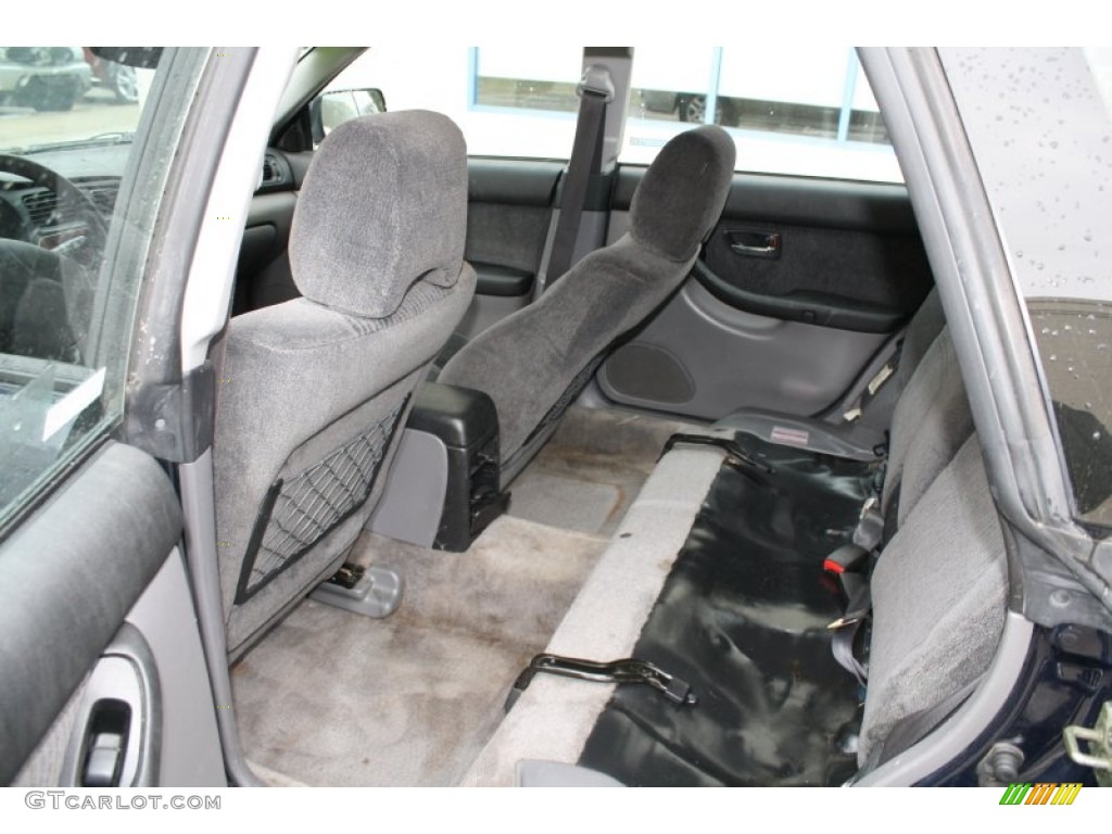 2001 Outback Wagon - Deep Sapphire Metallic / Gray photo #9