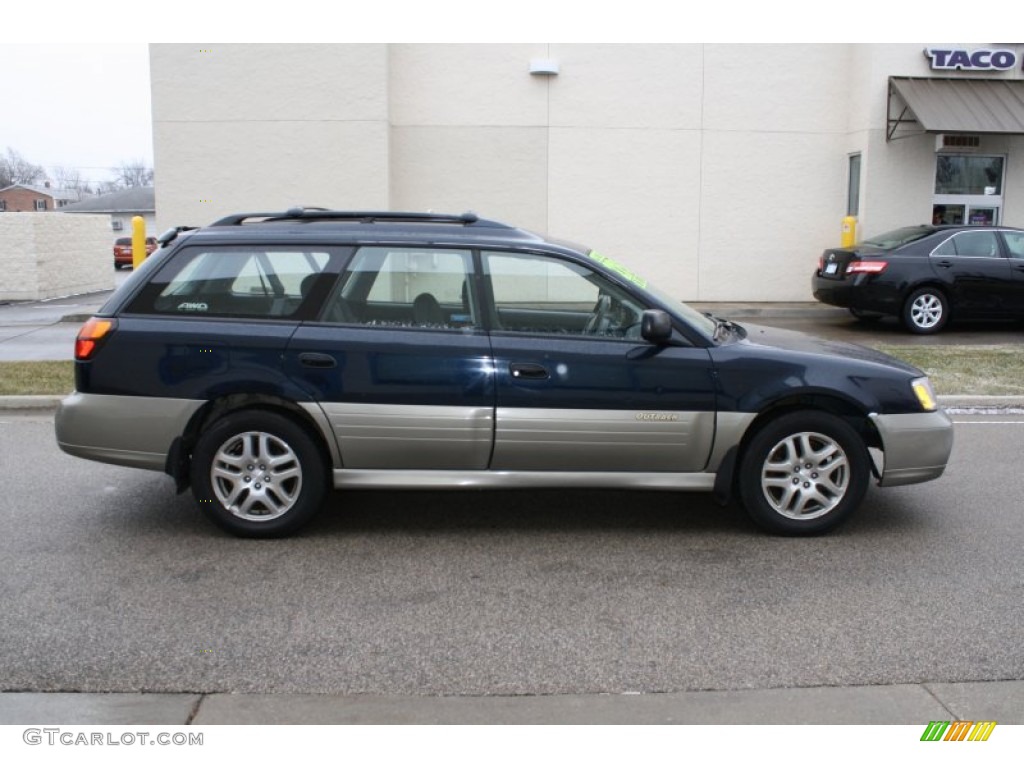 2001 Outback Wagon - Deep Sapphire Metallic / Gray photo #12