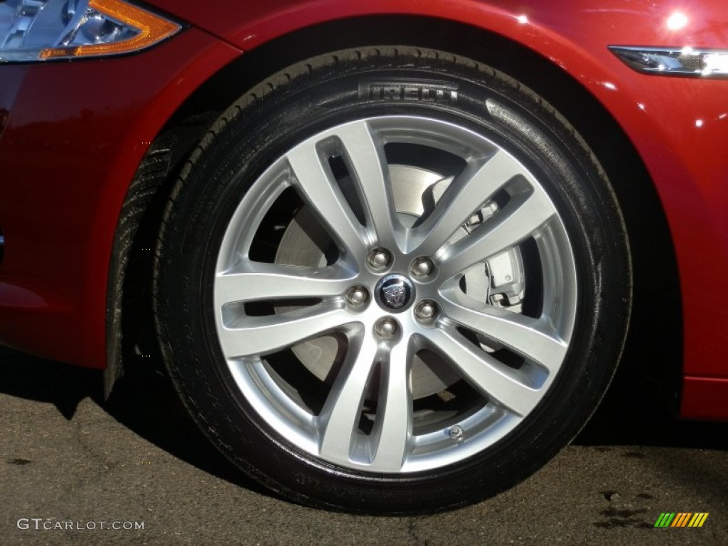 2012 XJ XJL Portfolio - Claret Red Metallic / Ivory/Oyster photo #17