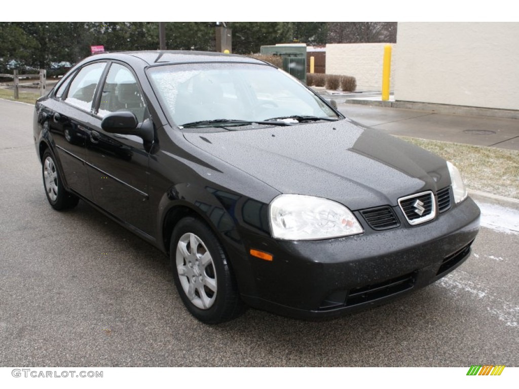 2004 Forenza S - Fantasy Black Metallic / Gray photo #1
