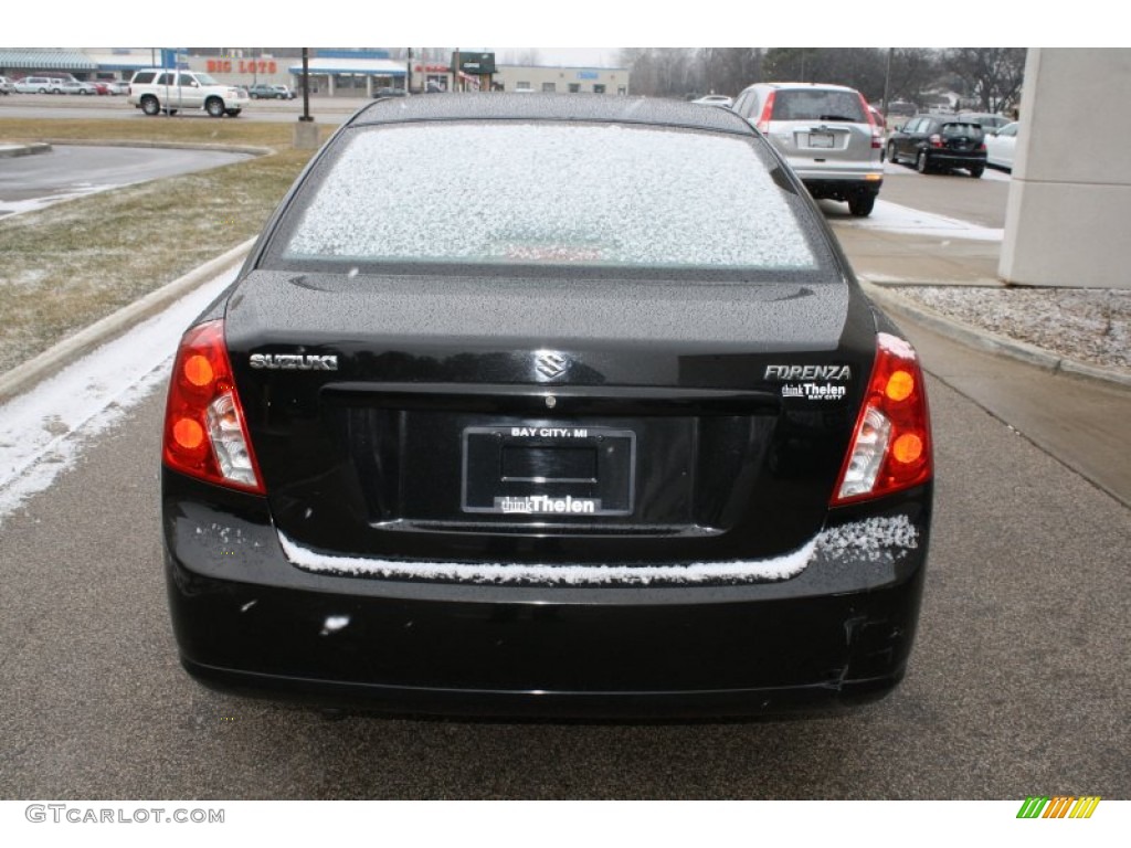 2004 Forenza S - Fantasy Black Metallic / Gray photo #5