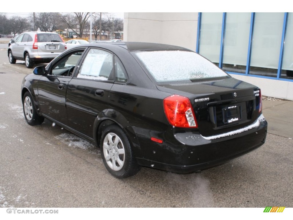 2004 Forenza S - Fantasy Black Metallic / Gray photo #6