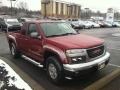 2005 Cherry Red Metallic GMC Canyon SLE Extended Cab 4x4  photo #2