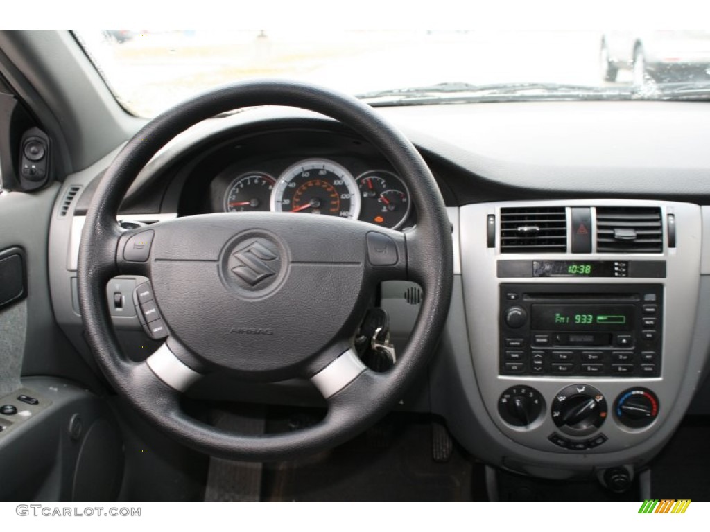 2004 Forenza S - Fantasy Black Metallic / Gray photo #8