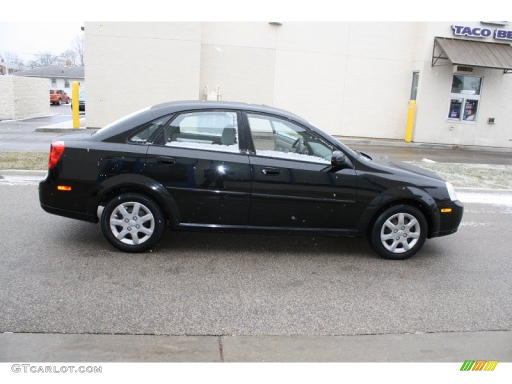 2004 Forenza S - Fantasy Black Metallic / Gray photo #13
