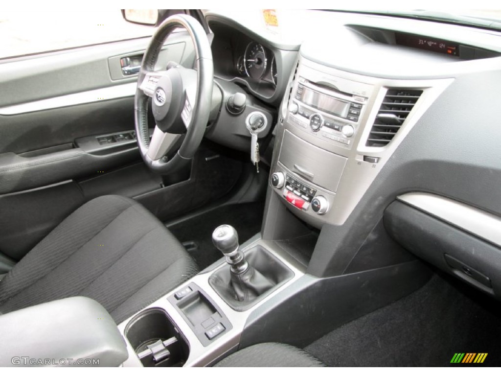 Off Black Interior 2010 Subaru Legacy 2.5i Premium Sedan Photo #60865206