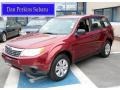 2009 Camellia Red Pearl Subaru Forester 2.5 X  photo #1
