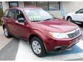 2009 Camellia Red Pearl Subaru Forester 2.5 X  photo #3