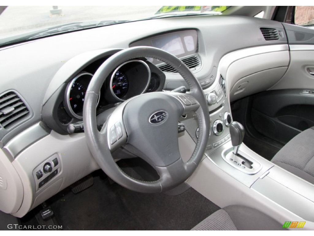 Slate Gray Interior 2008 Subaru Tribeca 7 Passenger Photo #60865752