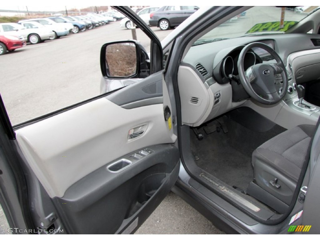 Slate Gray Interior 2008 Subaru Tribeca 7 Passenger Photo #60865779