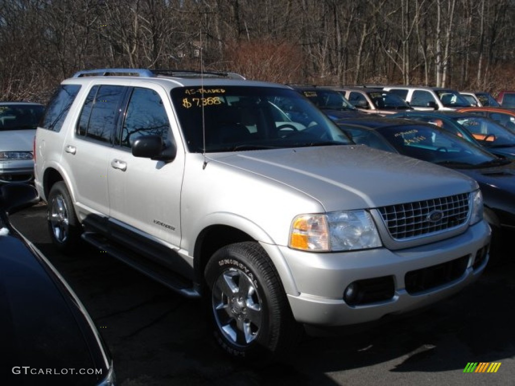 2004 Explorer Limited 4x4 - Silver Birch Metallic / Midnight Grey photo #3