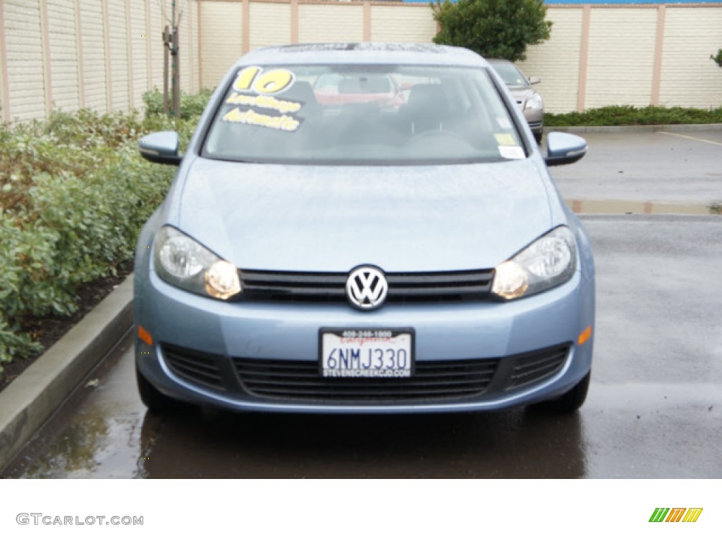 2010 Golf 2 Door - Shark Blue Metallic / Titan Black photo #2
