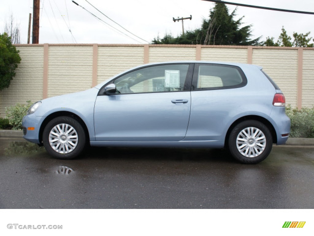 Shark Blue Metallic 2010 Volkswagen Golf 2 Door Exterior Photo #60867618