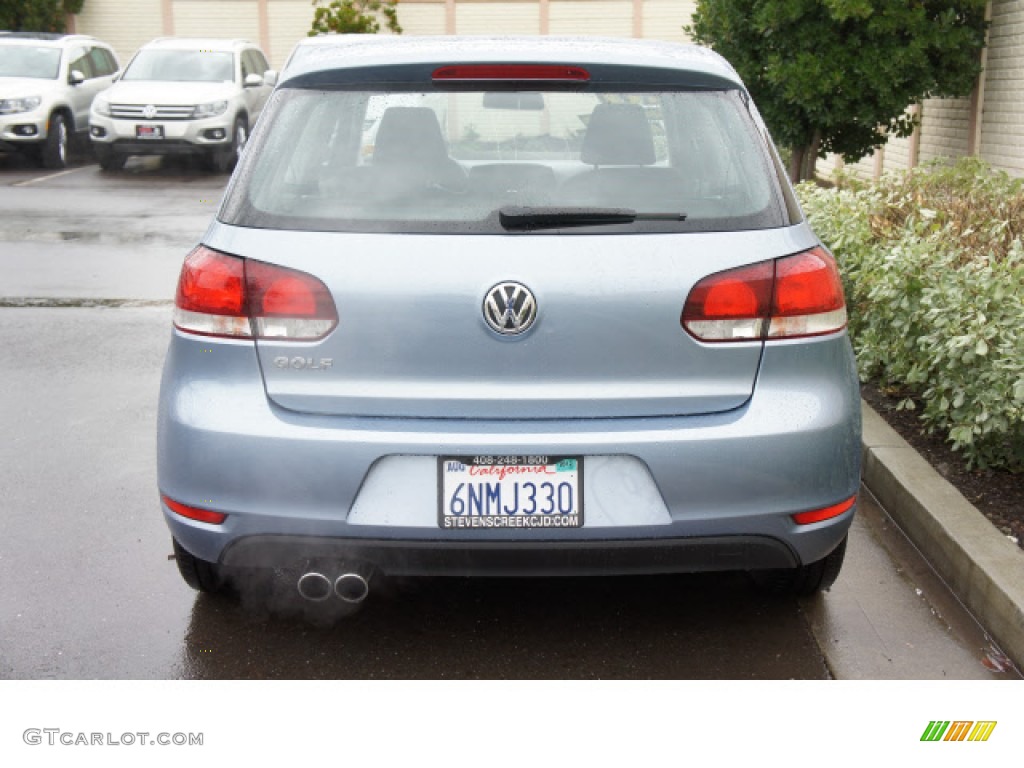 2010 Golf 2 Door - Shark Blue Metallic / Titan Black photo #4