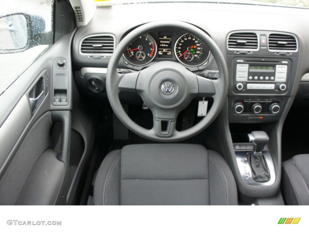 2010 Volkswagen Golf 2 Door Titan Black Dashboard Photo #60867639