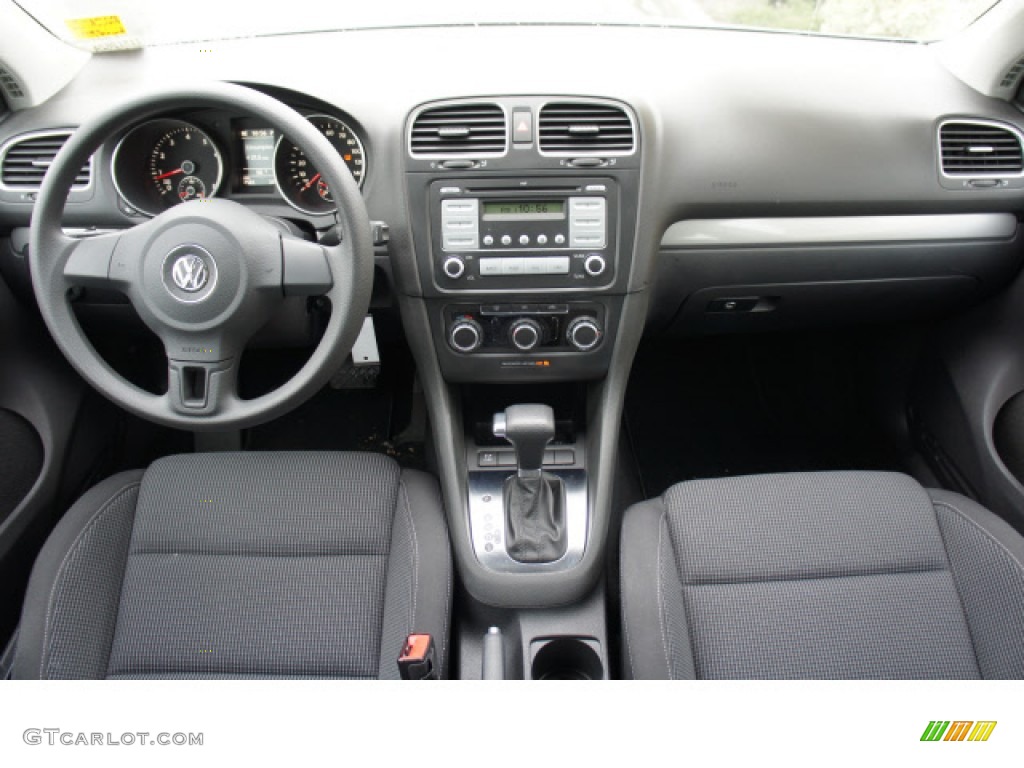 2010 Volkswagen Golf 2 Door Titan Black Dashboard Photo #60867648