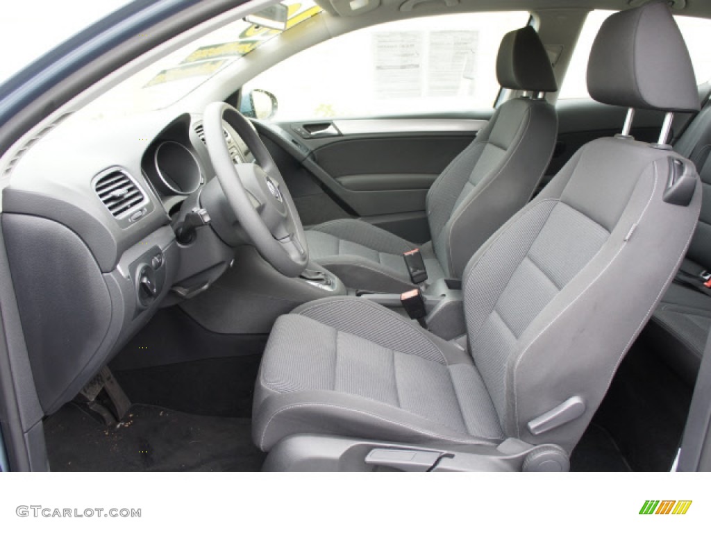 2010 Golf 2 Door - Shark Blue Metallic / Titan Black photo #7