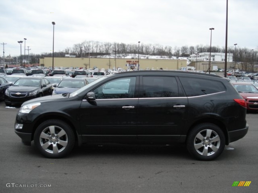 2012 Traverse LT AWD - Black Granite Metallic / Ebony photo #5