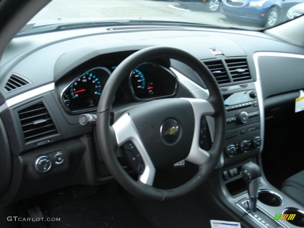 2012 Traverse LT AWD - Black Granite Metallic / Ebony photo #10