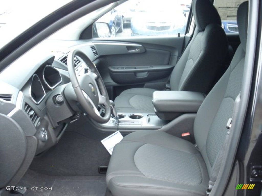 2012 Traverse LT AWD - Black Granite Metallic / Ebony photo #11