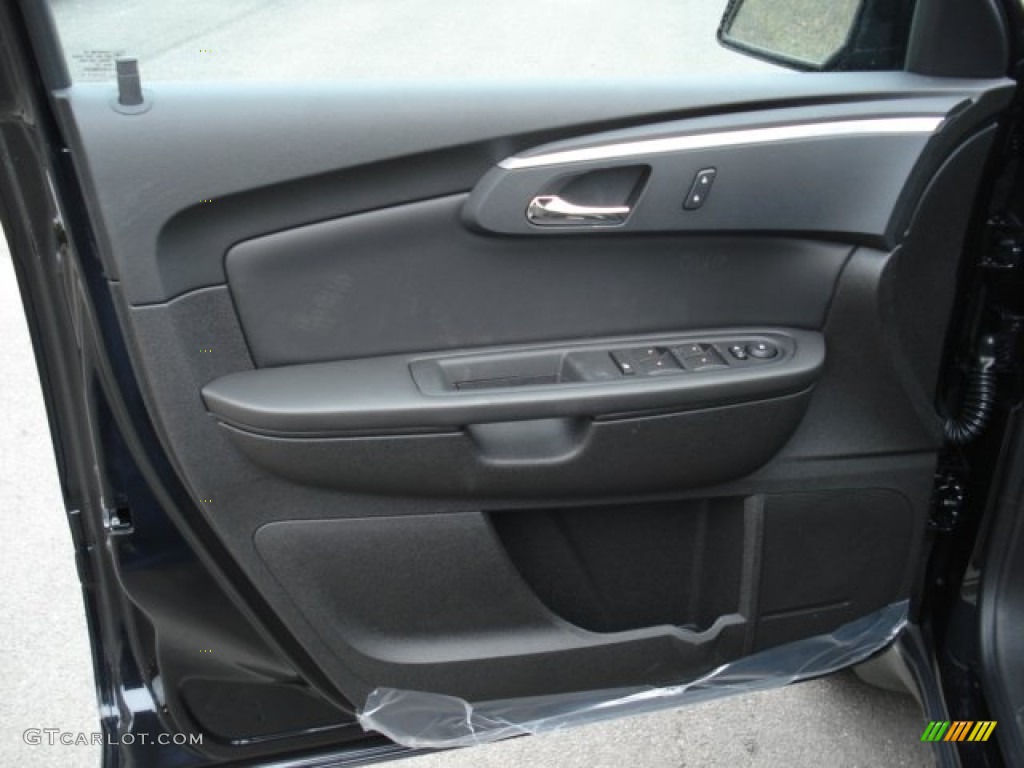 2012 Traverse LT AWD - Black Granite Metallic / Ebony photo #12