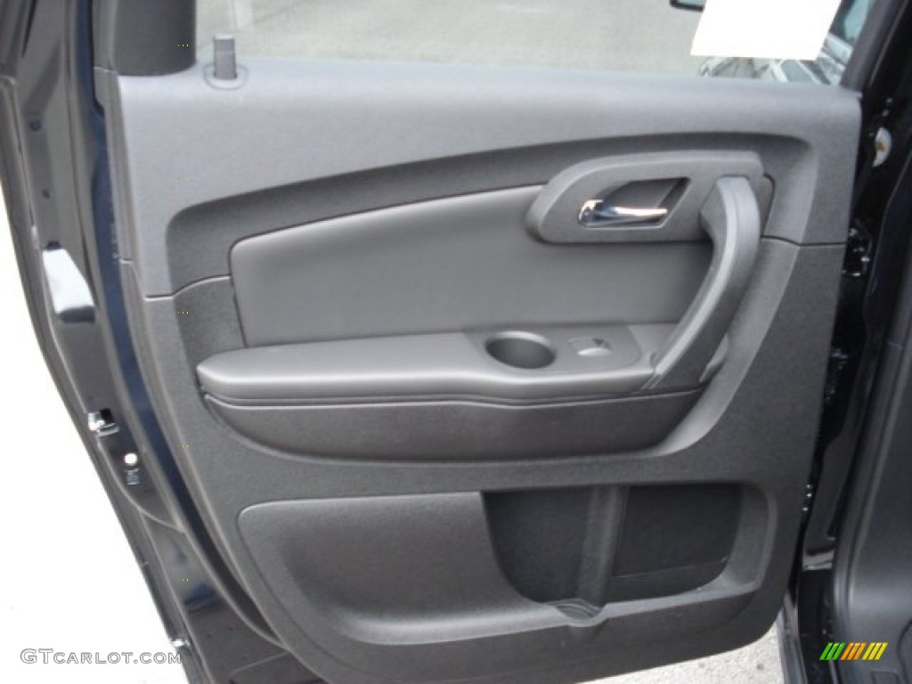 2012 Traverse LT AWD - Black Granite Metallic / Ebony photo #14