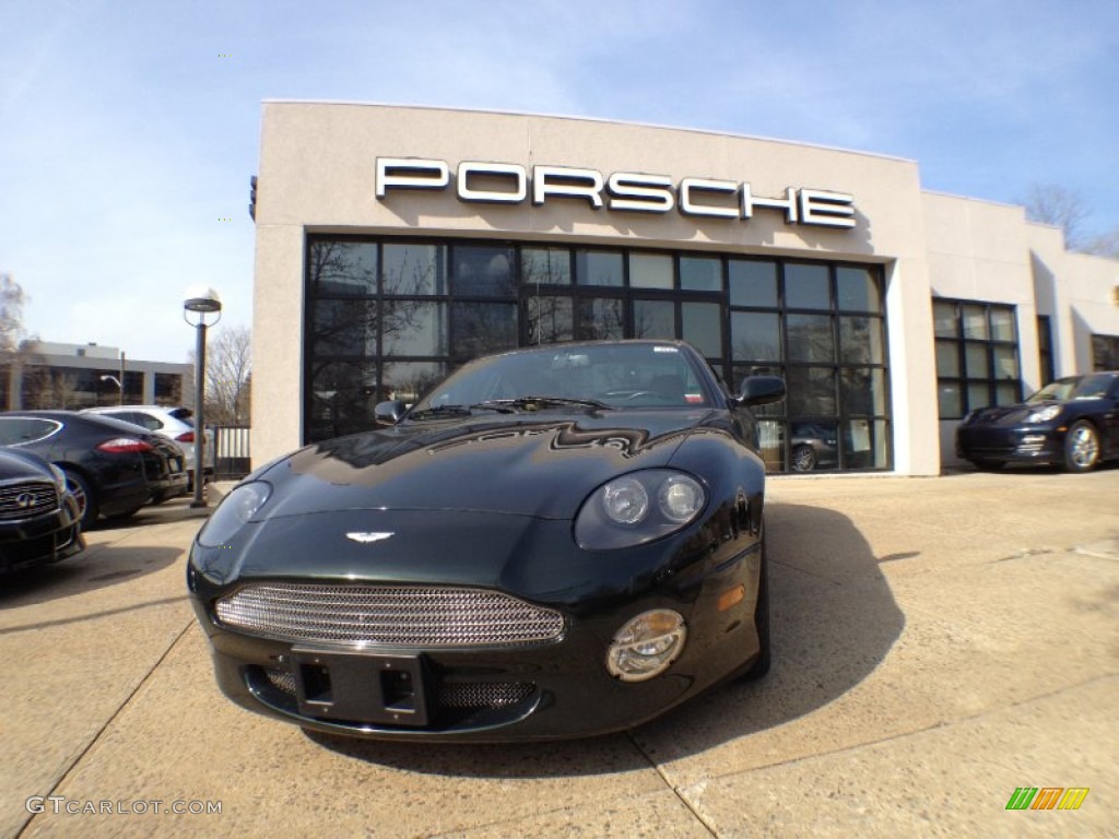 2001 DB7 Vantage Coupe - Dark Green Metallic / Sandstorm photo #1