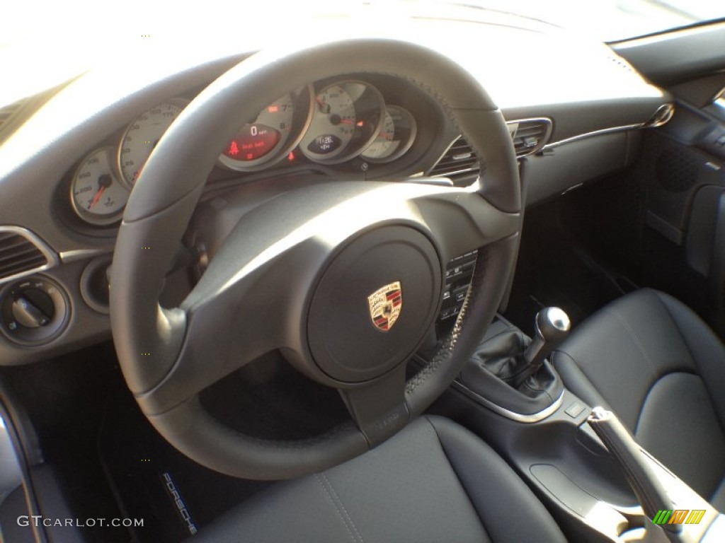 2012 911 Carrera S Coupe - Meteor Grey Metallic / Black photo #16