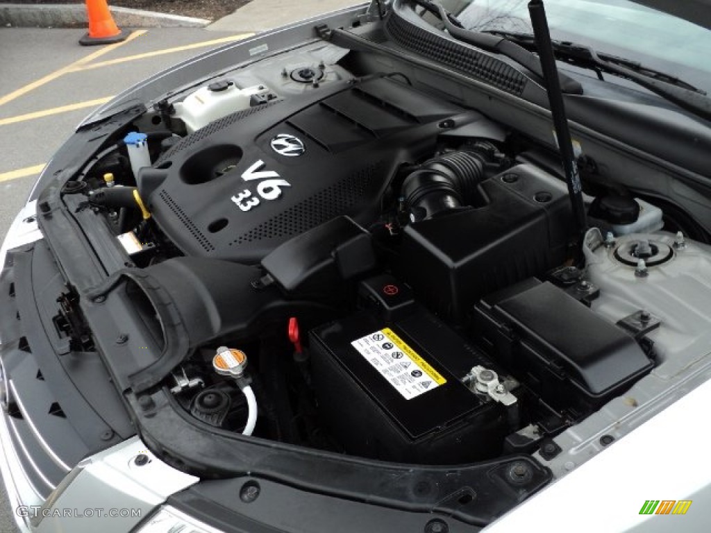 2009 Hyundai Sonata SE V6 3.3 Liter DOHC 24 Valve VVT V6 Engine Photo #60871710
