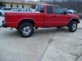 2002 Victory Red Chevrolet S10 LS Extended Cab 4x4  photo #3