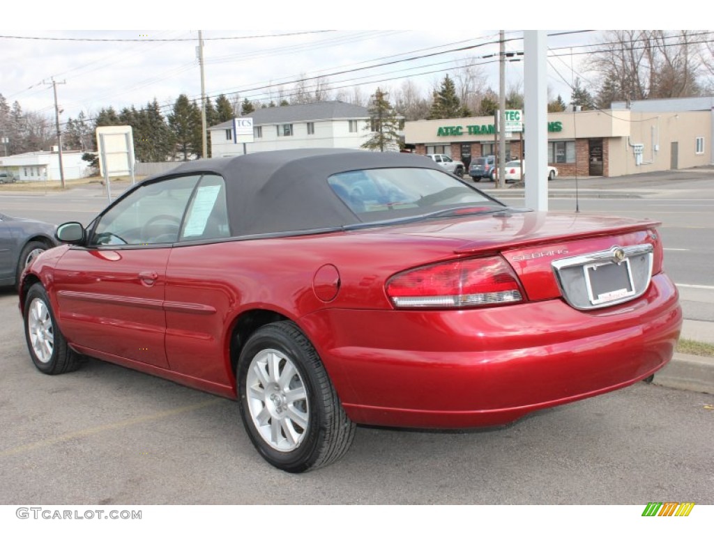 2006 Sebring GTC Convertible - Inferno Red Crystal Pearl / Dark Slate Gray photo #15