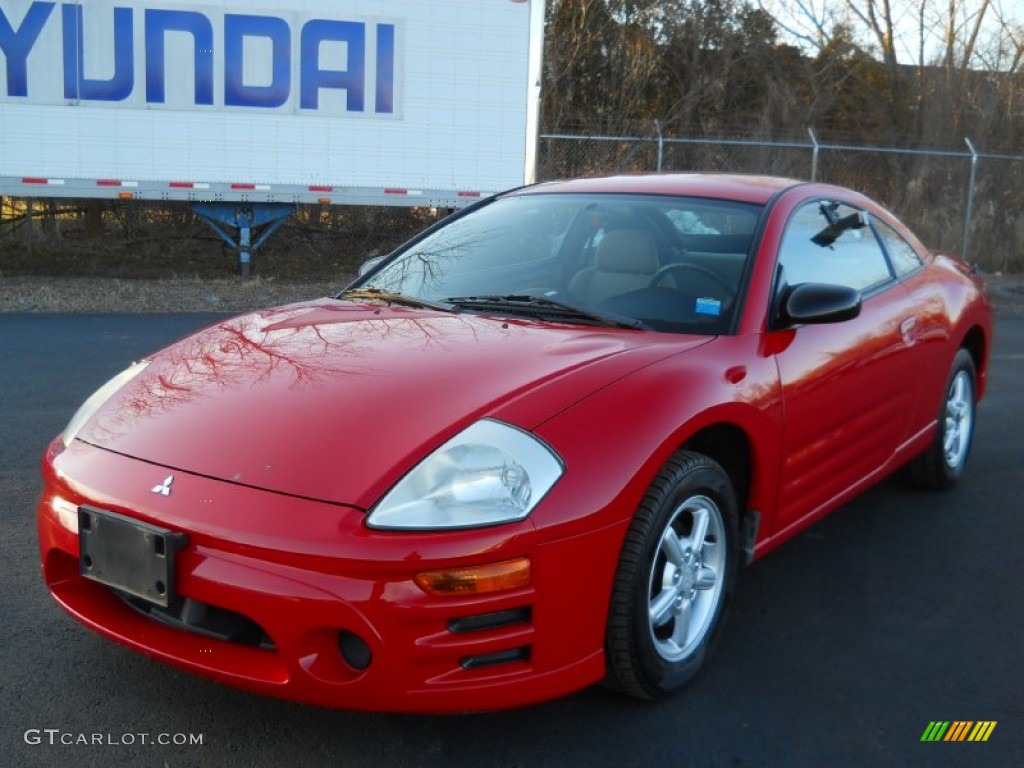 2003 Eclipse RS Coupe - Saronno Red / Midnight photo #1