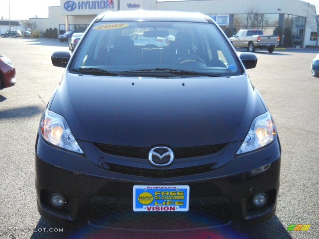 2007 MAZDA5 Touring - Dark Plum Mica / Black photo #20