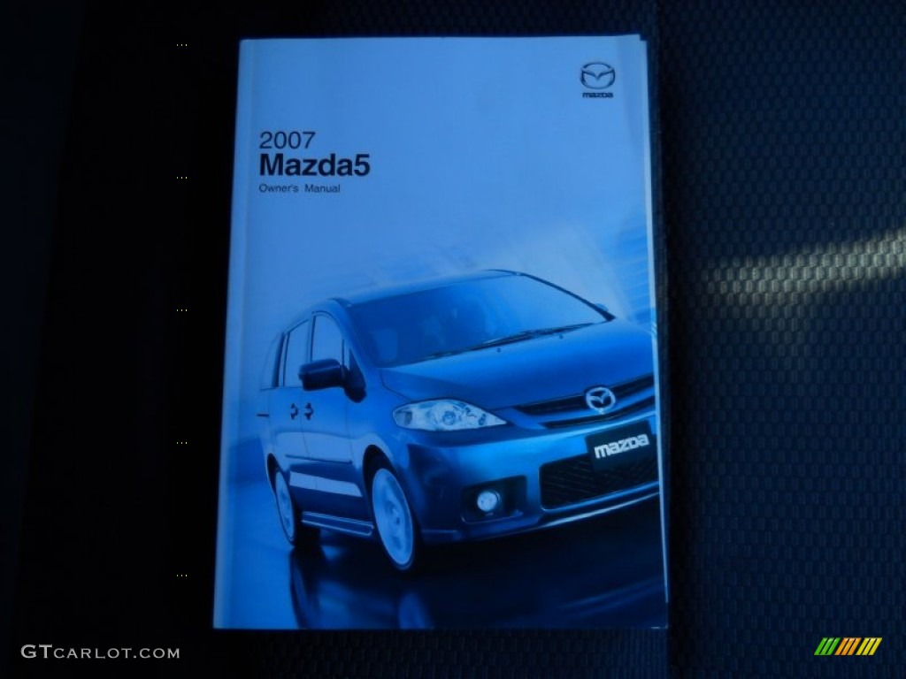 2007 MAZDA5 Touring - Dark Plum Mica / Black photo #28