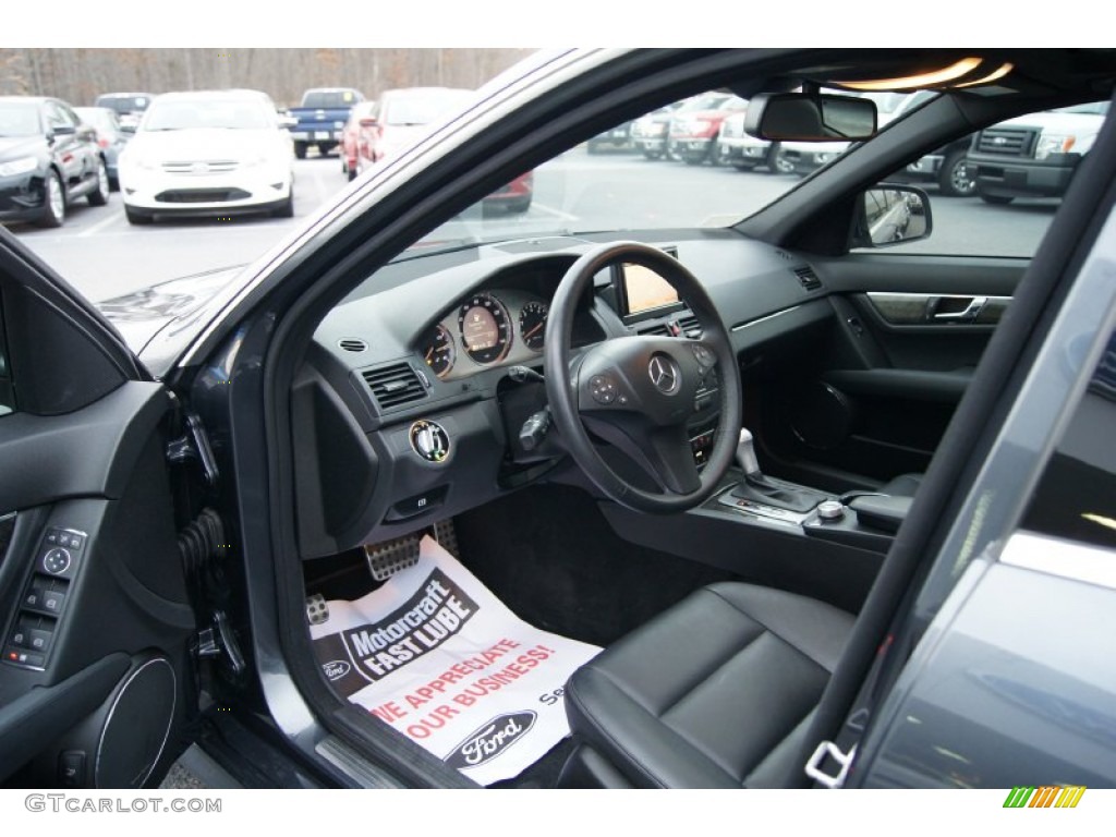 Black Interior 2008 Mercedes-Benz C 350 Sport Photo #60875484