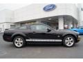 Black 2009 Ford Mustang V6 Coupe Exterior