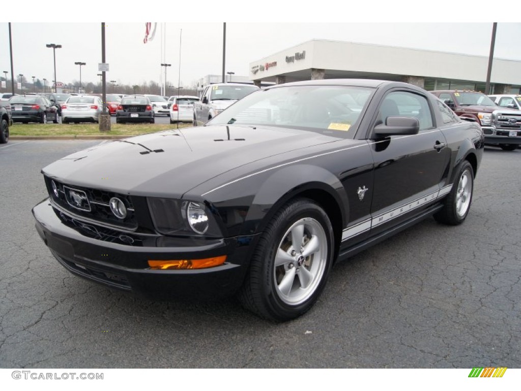 Black 2009 Ford Mustang V6 Coupe Exterior Photo #60875693
