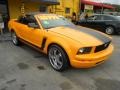 2007 Grabber Orange Ford Mustang V6 Deluxe Convertible  photo #14