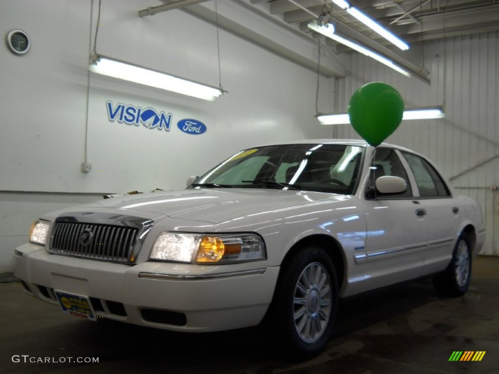 2011 Grand Marquis LS Ultimate Edition - Vibrant White / Light Camel photo #1