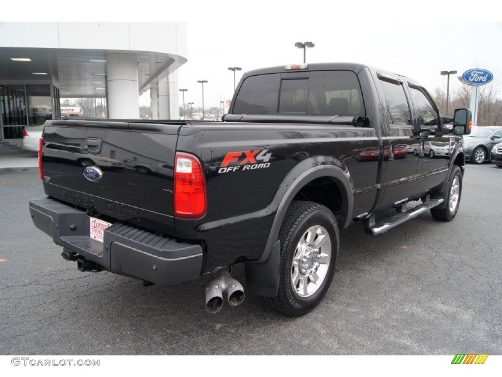 Black 2008 Ford F250 Super Duty FX4 Crew Cab 4x4 Exterior Photo #60876870
